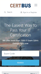 Mobile Screenshot of certbus.com